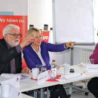 Die SPD-Landtagsabgeordneten Martina Fehlner und Martin Güll
