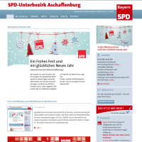 Screenshot der Website